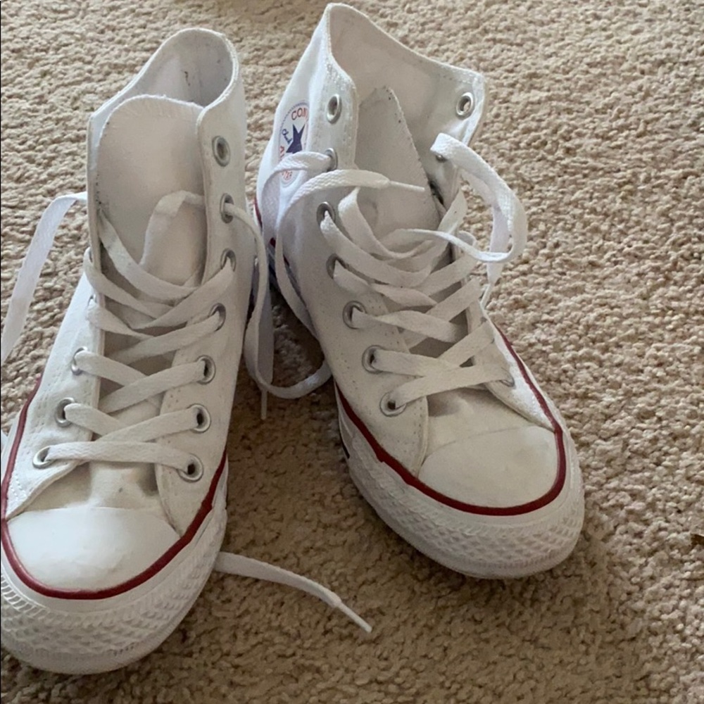 White high top converse